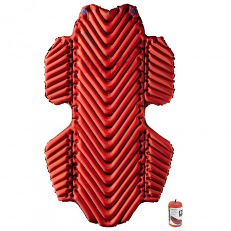slaapmat Insulated Hammock V &eacute;&eacute;npersoons 198 cm rood