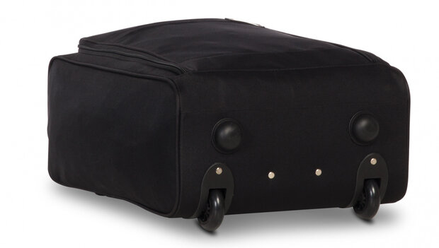 handbagagetrolley 35 liter softcase zwart
