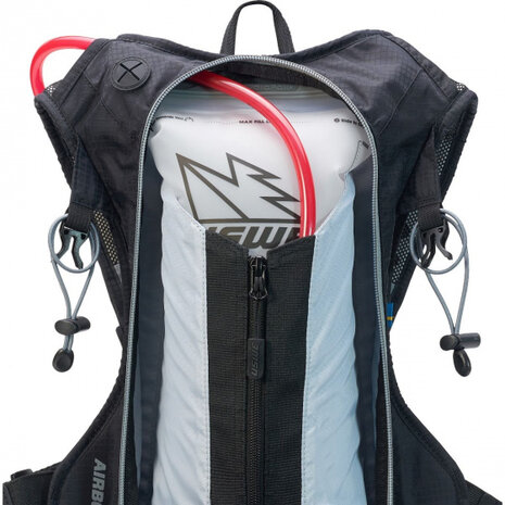 drinkrugzak Airborne 9 L polyester zwart/grijs