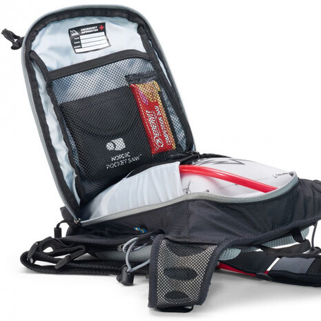 drinkrugzak Airborne 9 L polyester zwart/grijs