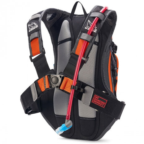 drinkrugzak Airborne 9 L polyester grijs/oranje