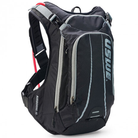 drinkrugzak Airborne 15 L polyester zwart/grijs