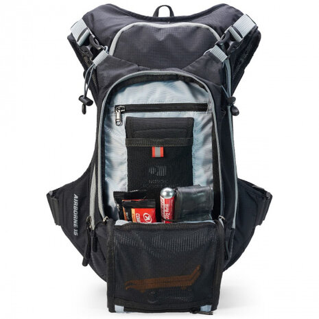 drinkrugzak Airborne 15 L polyester zwart/grijs