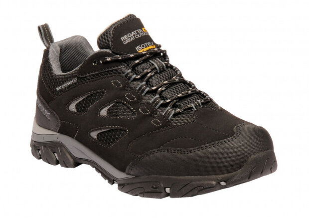 lage wandelschoenen Holcombe IEP heren zwart/ grijs mt 39