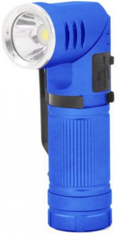 werklamp led batterij 500 lumen staal blauw