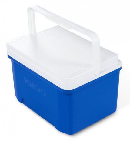 koelbox Laguna 9 Blue 8 liter polyethyleen blauw/wit