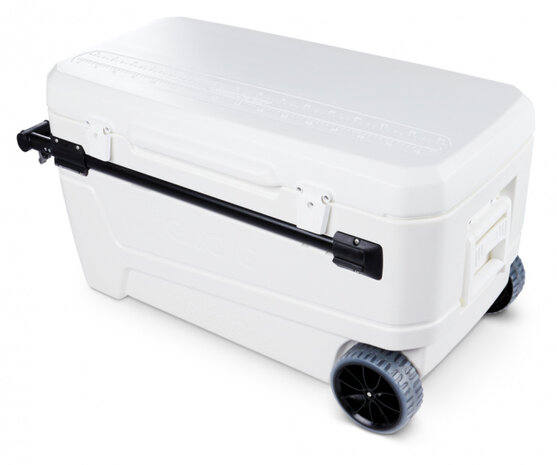 koelbox Glide Pro 110 Roller 104 liter polyetheen wit