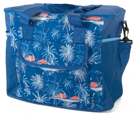 koeltas 36 x 31 cm 20 liter polyester donkerblauw