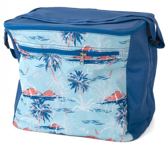 koeltas 31,5 x 25 x 27 cm 18 liter polyester blauw