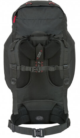 rugzak Rambler 83 cm 88 liter polyester donkergrijs