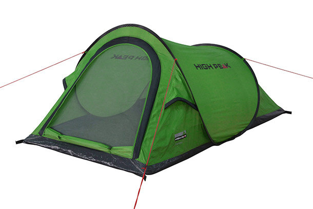 pop-up tent Campo 2-persoons 220 x 120 x 90 cm groen