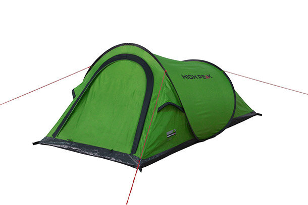 pop-up tent Campo 2-persoons 220 x 120 x 90 cm groen
