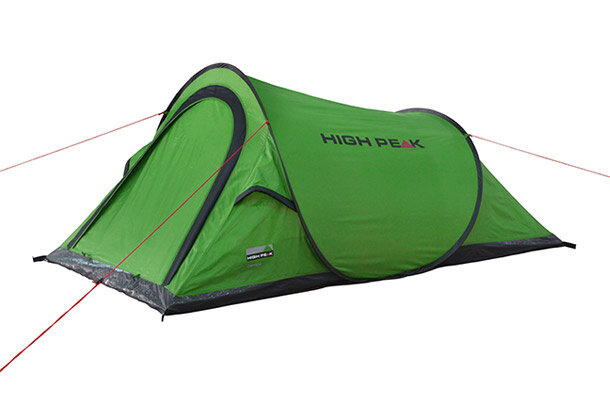 pop-up tent Campo 2-persoons 220 x 120 x 90 cm groen