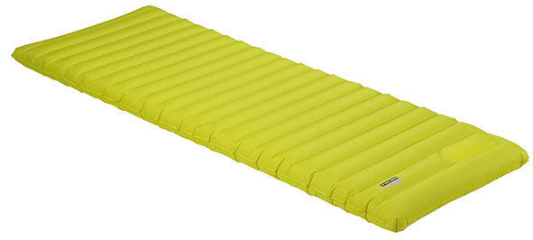 luchtbed Dallas 1-persoons 197 x 70 cm polyester geel