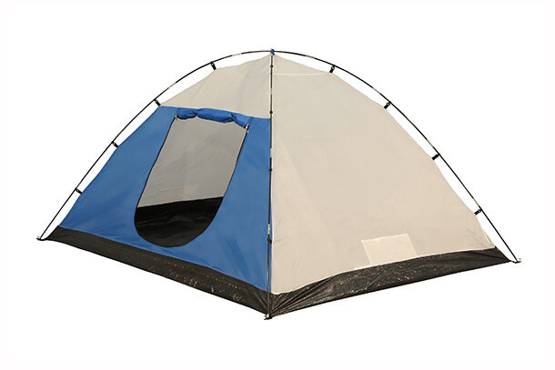 koepeltent Texel 4-persoons 240 x 220 x 130 cm blauw