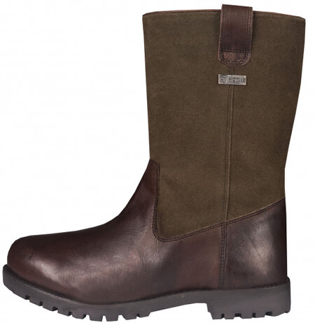 outdoorlaarzen Cornwall unisex kort bruin/groen maat 39