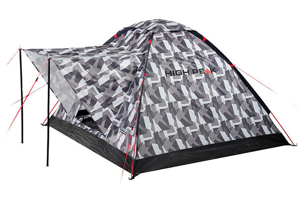koepeltent Beaver 200 x 180 x 120 cm zwart/wit
