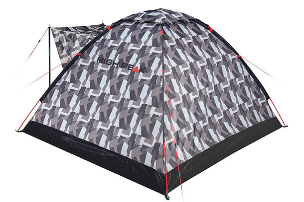 koepeltent Beaver 200 x 180 x 120 cm zwart/wit
