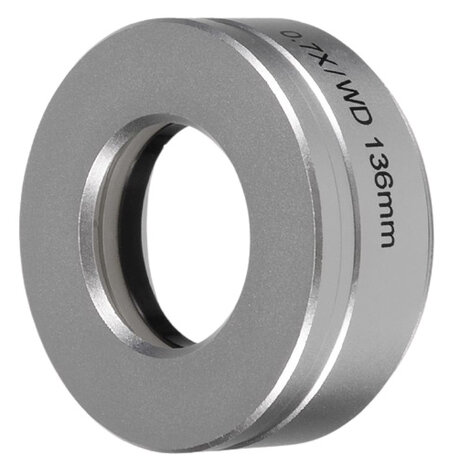 microscoop lens ETD-201 0,7X aluminium zilver