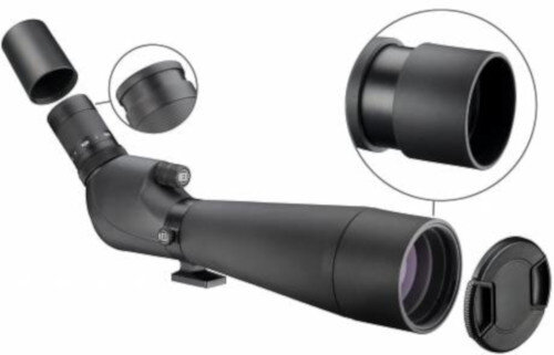 spotting scope 20-60x80 Corvette 47 cm zwart 4-delig