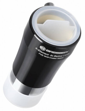 lens telescoop Barlow 5x 1,25 inch aluminium zwart
