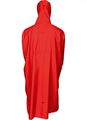 regenponcho High Peak polyester rood maat XS/S