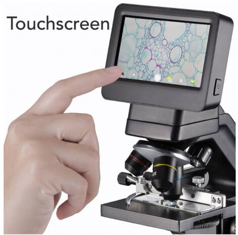 microscoop Biolux Touch 5MP Hdmi 30-1125x zwart