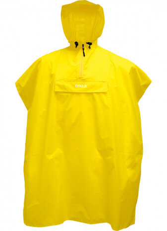 fietsponcho Dablo polyamide geel maat XL/XXL