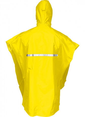 fietsponcho Dablo polyamide geel maat XL/XXL