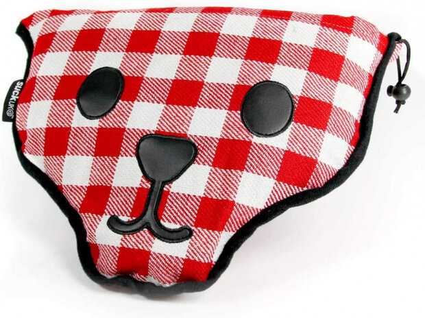 picknickkleed beer 165 x 150 cm polyester rood/wit
