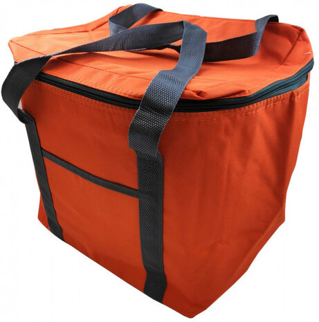 koeltas 24 liter 35 x 25 cm polyester oranje