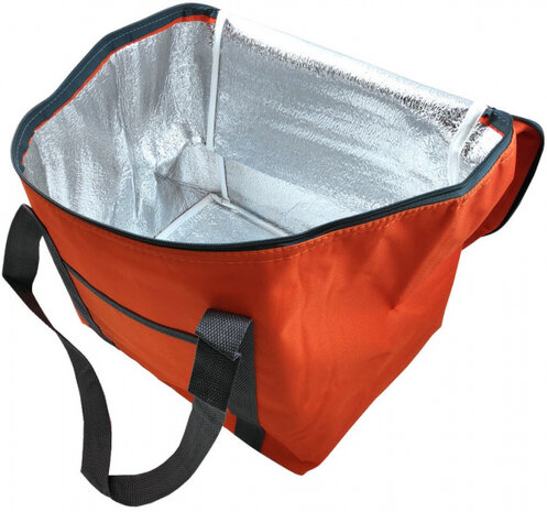 koeltas 24 liter 35 x 25 cm polyester oranje