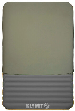slaapmat Klymaloft 198 x 135 cm polyester groen/zwart