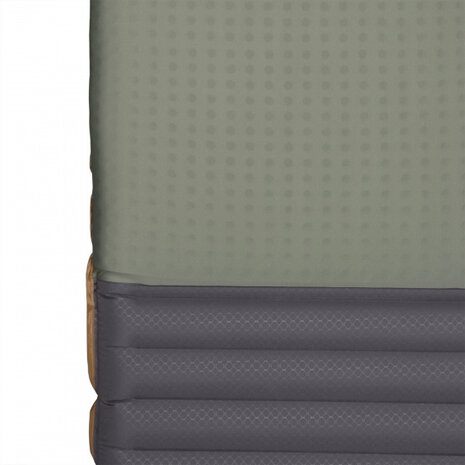 slaapmat Klymaloft 198 x 135 cm polyester groen/zwart