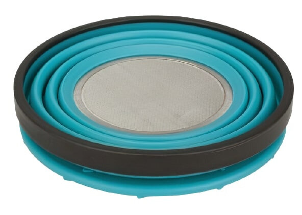 koffiefilter Xbrew inklapbaar 480 ml siliconen blauw