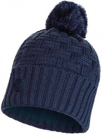 muts Knitted &amp; Polar Airon acryl donkerblauw one-size