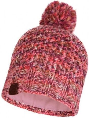 muts Knitted &amp; Polar Margo dames acryl roze one-size