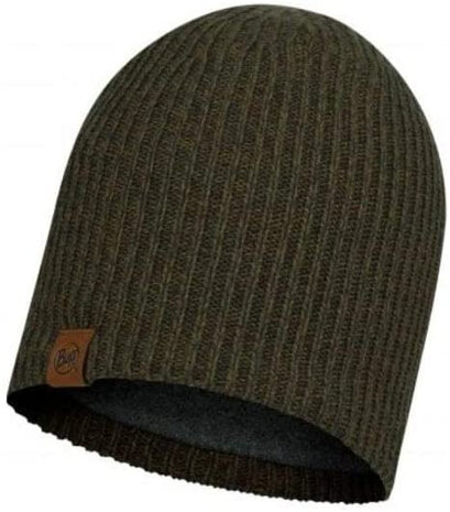 muts Knitted &amp; Polar Lyne acryl groen one-size