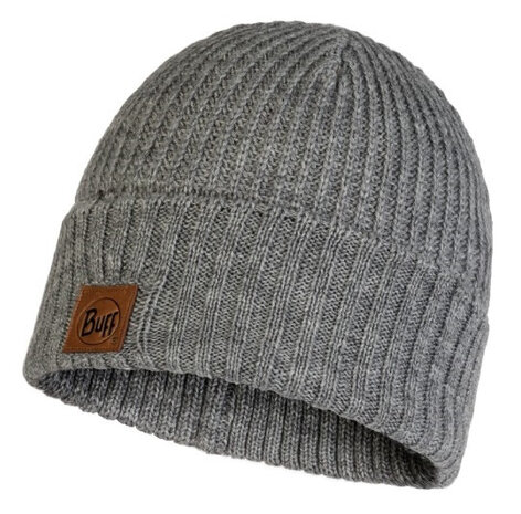 muts Knitted Rutger acryl grijs one-size