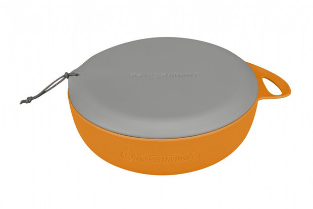 campingservies kom Delta 800 ml oranje 2-delig
