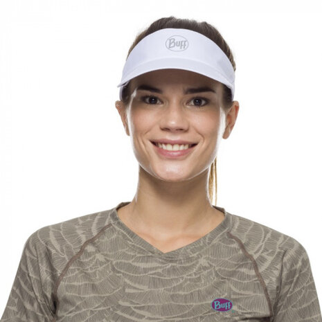 pet Visor R-Solid polyester wit one-size