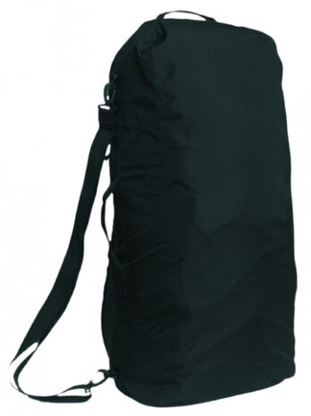 regenhoes reistas 75/100 liter nylon zwart