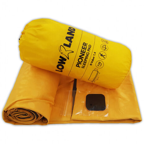 slaapmat Pioneer 195 x 60 x 6 cm nylon goud R 1,4