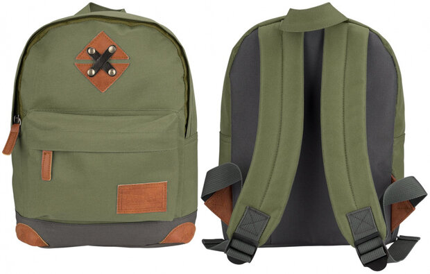 rugzak 28 x 20 x 10 cm 5,5 liter polyester groen