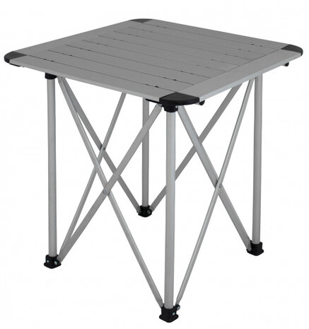 roltafel Burzet 52 cm aluminium zilver