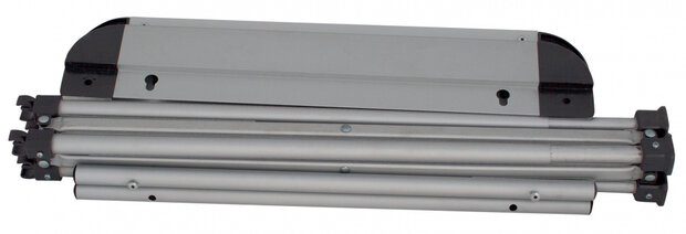 roltafel Burzet 52 cm aluminium zilver