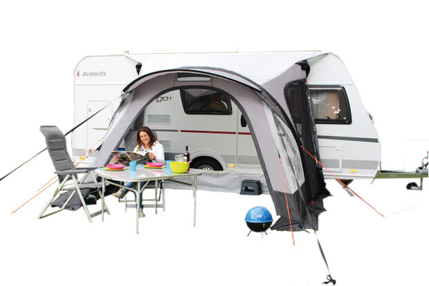 voortent Genua Air 265 x 325 cm polyester grijs