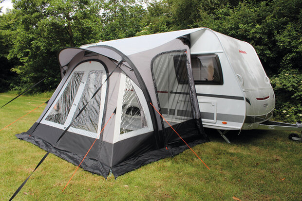 voortent Genua Air 265 x 325 cm polyester grijs