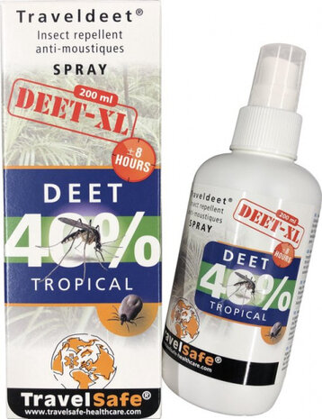 Deet spray 40% transparant 200 ml
