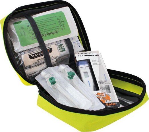 Ehbo-set Sterile plus 12 cm polyester geel 31-delig